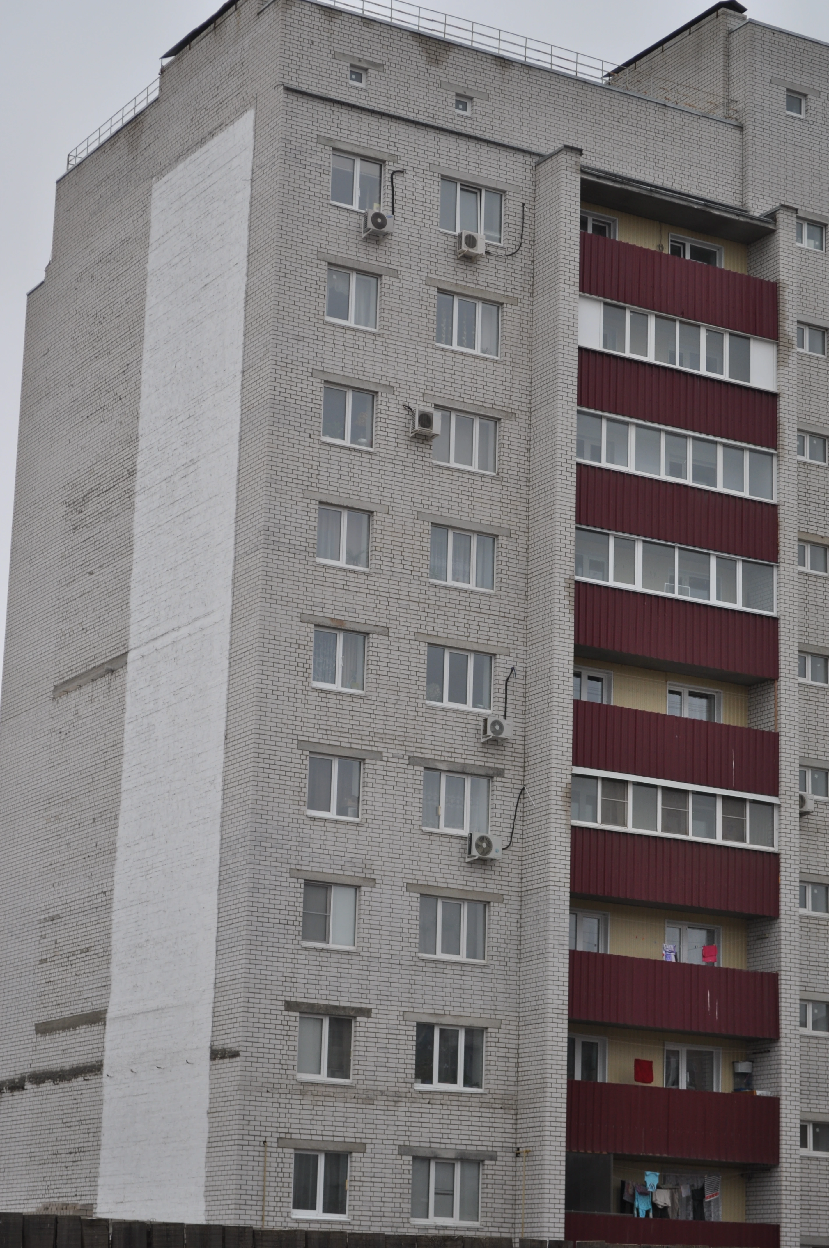Утепление фасада жилого дома в Волжском